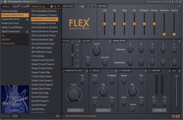 Grafik: FLEX-Plugins in FL Studio